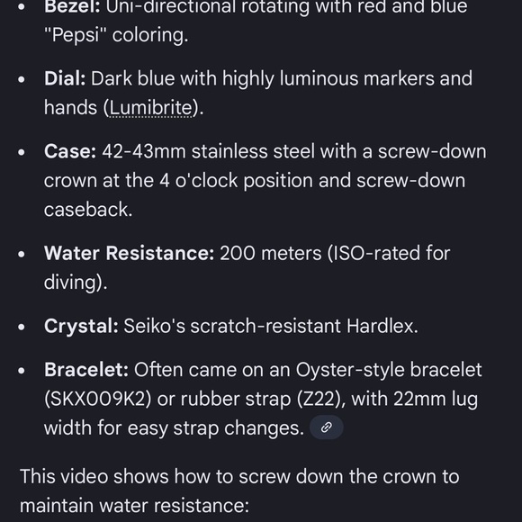 Seiko Automatic Watch with Blue and Red Bezel - Picture 11 of 14